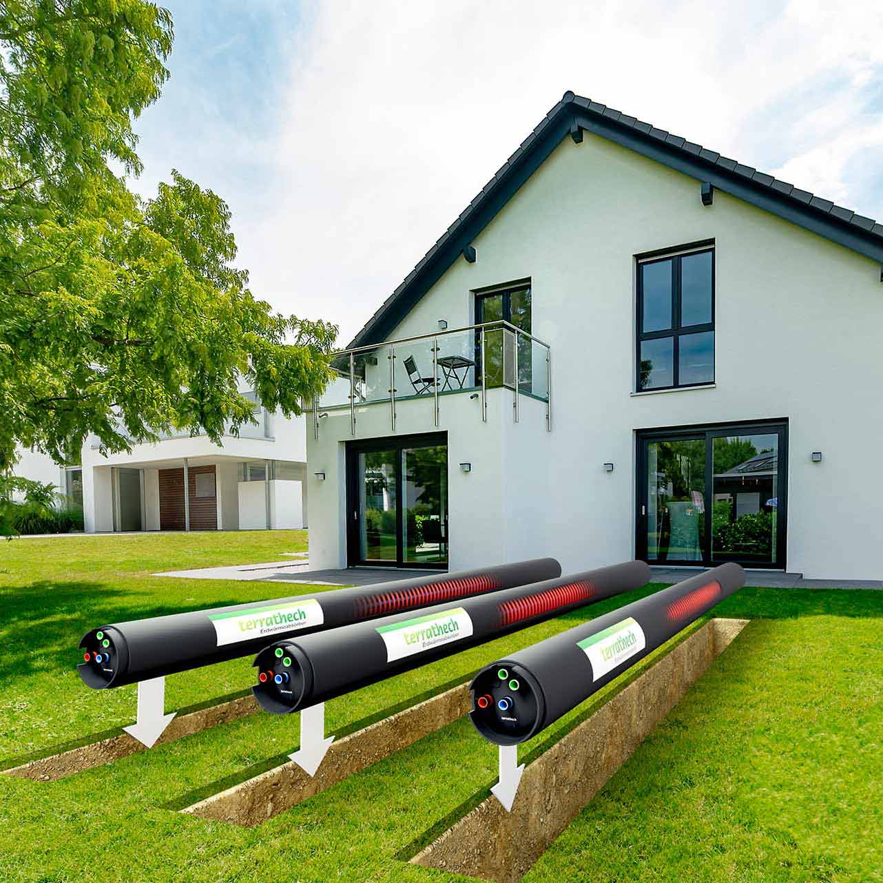 Energie-8 terrathech erdwärmeabsorber